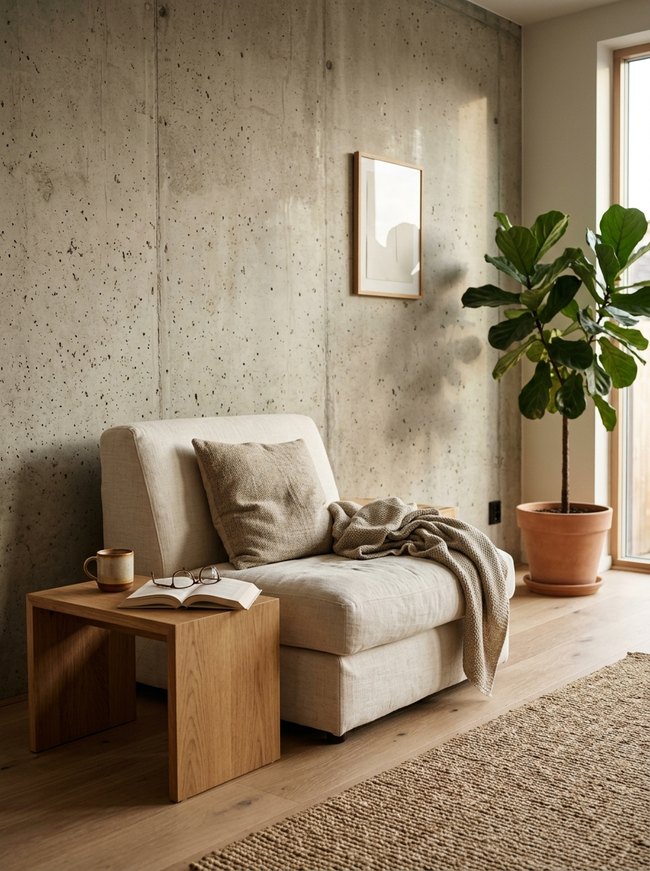 Concrete Finish Wall Detail