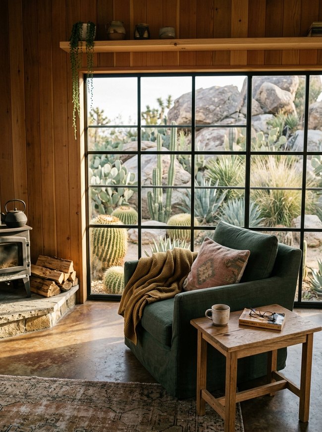 Cactus Garden Window View