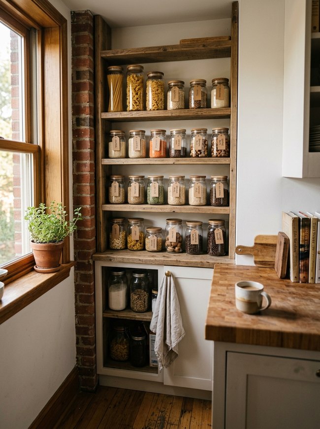 Labelled Glass Jar Collection