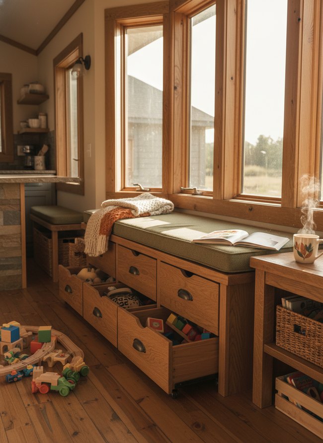 Bench Seat Storage Tuckaway