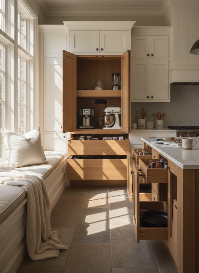 Built-In Appliance Garage