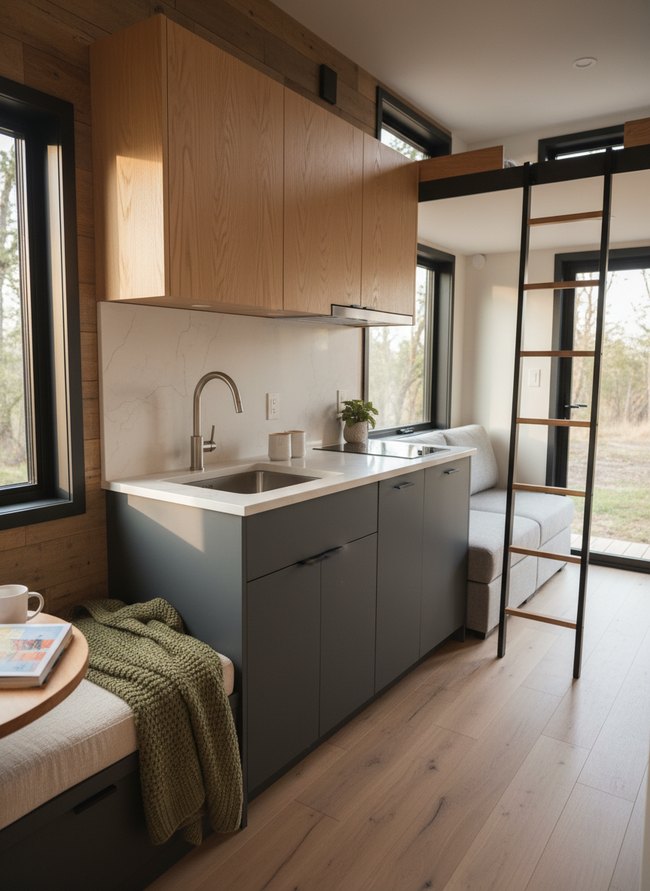 Two-Tone Flat Panel Kitchen