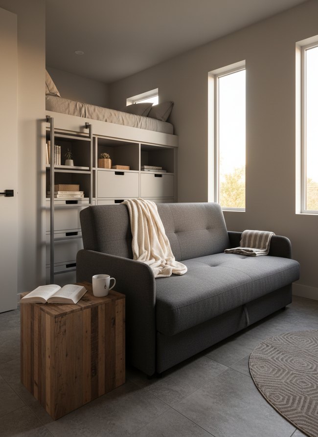 Convertible Sofa Bed Loft