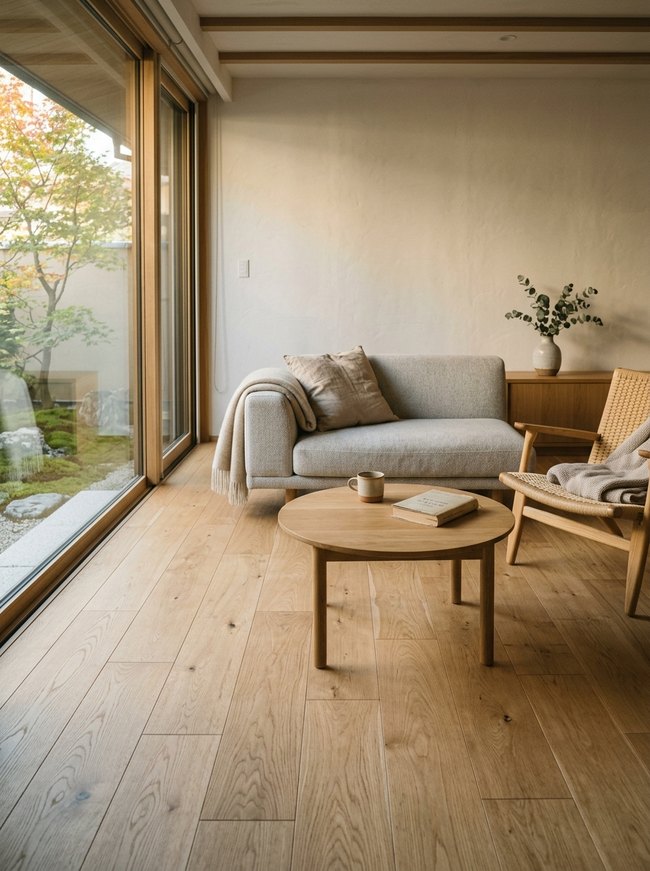 White Oak Flooring Layout