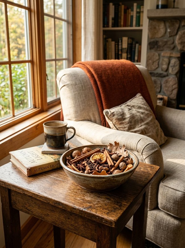 Spice Scented Potpourri Bowl