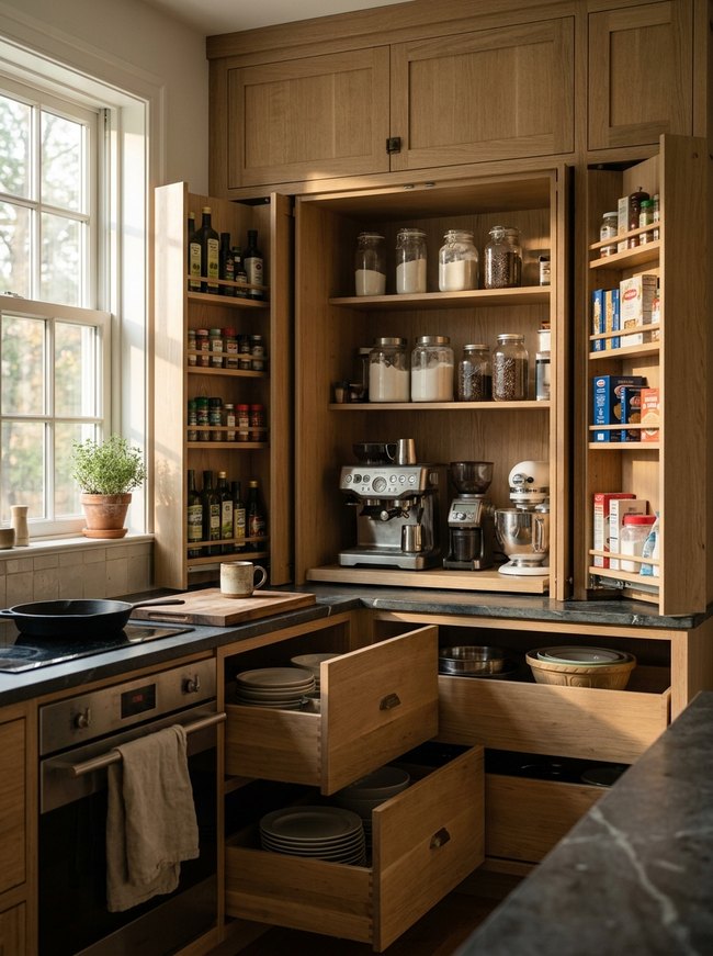 Tall Cabinet Appliance Garage