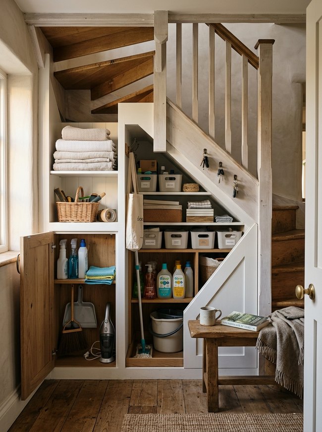 Utility Closet Under-Stair