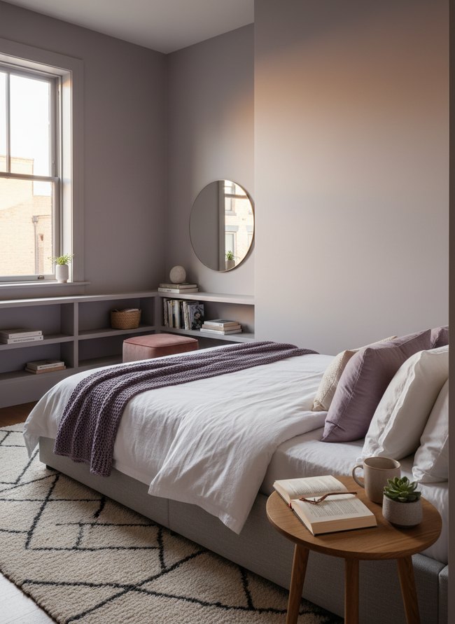 Lilac Grey Calm Retreat