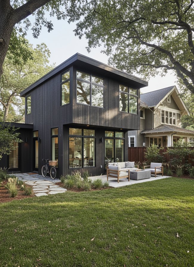 Asymmetrical Modern ADU