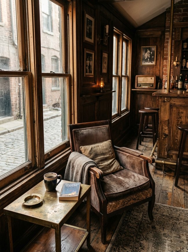 Jazz Age Speakeasy Bar