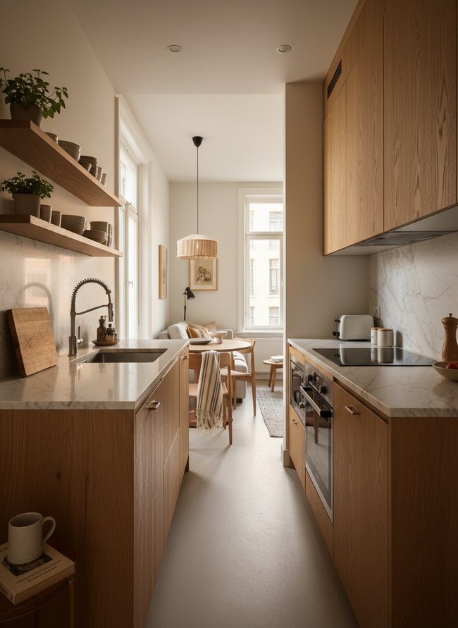 Corner Optimized Galley