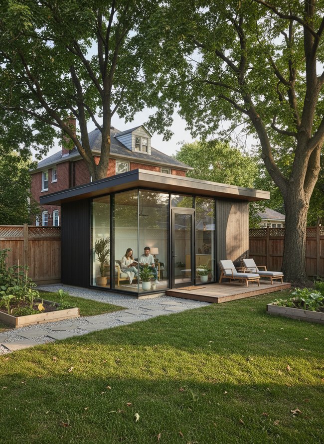 Glass Wall Modern Annex