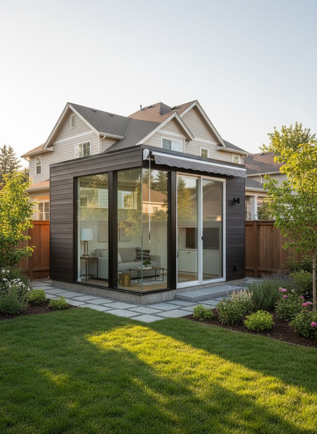 Glass Wall ADU Exterior