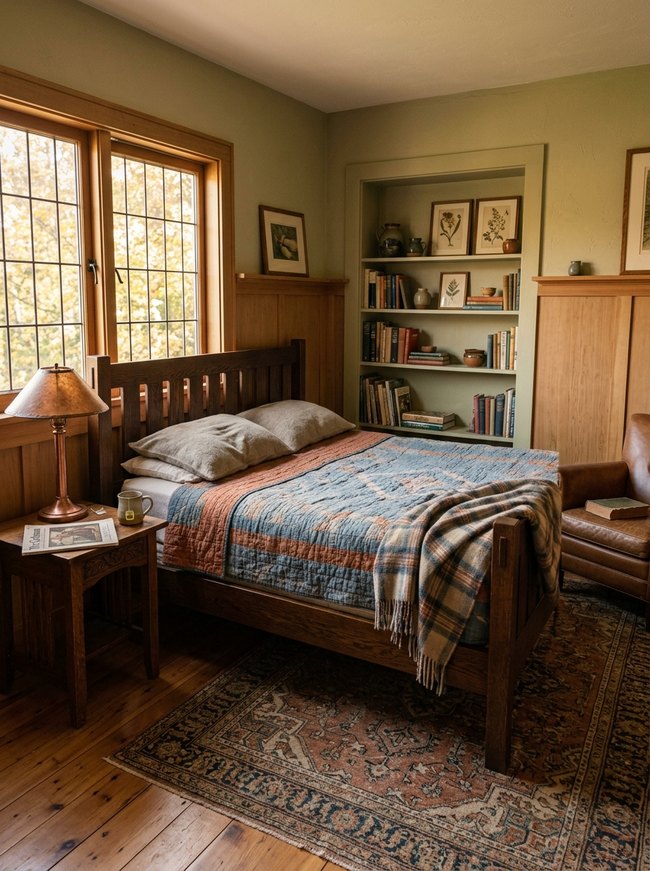 Arts Crafts Bedroom Retreat