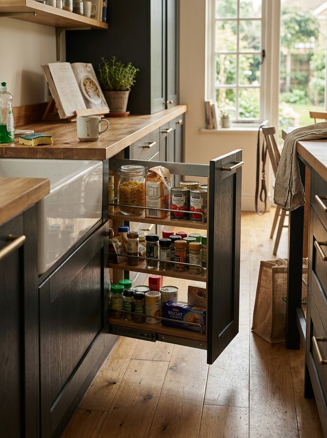 Toe-Kick Pantry Pullout