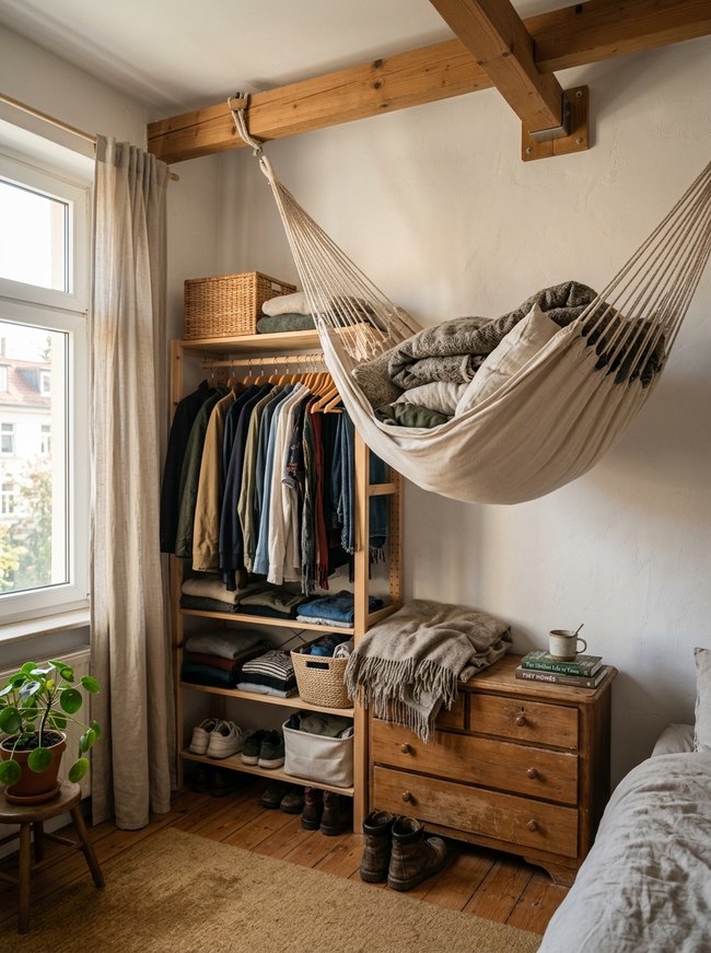 Suspended Hammock Storage