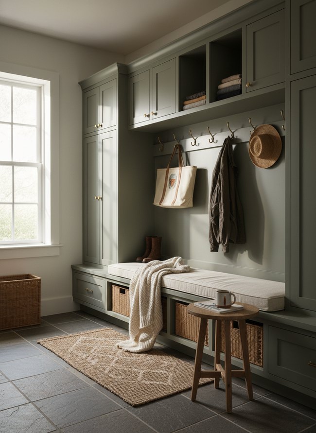 Custom Mudroom Cabinetry