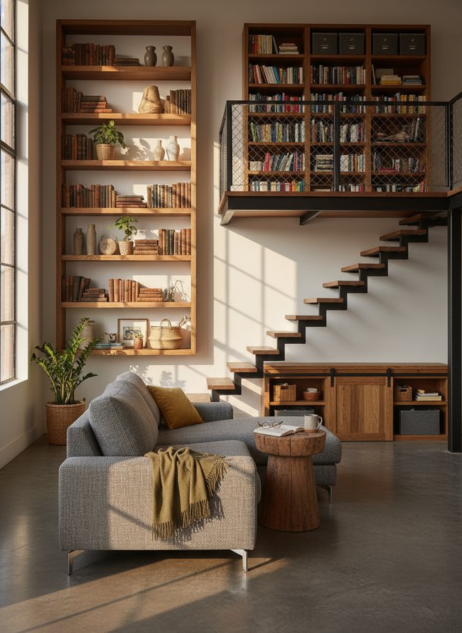 Recessed Wall Alcove Shelving