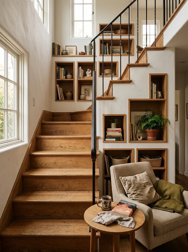 Art Niche Stair Wall