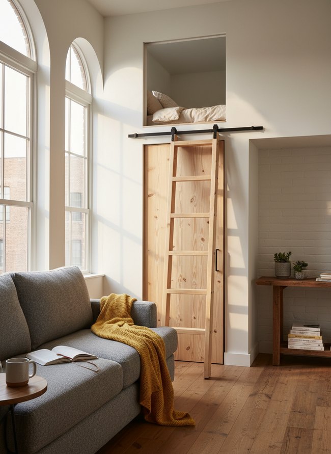 Pocket Door Ladder