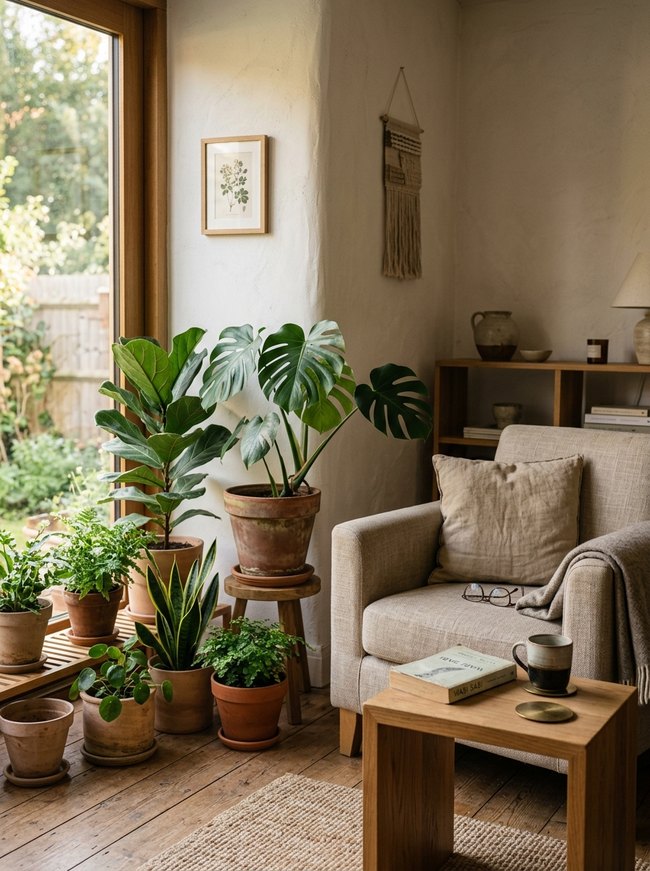 Clay Pot Plant Corner