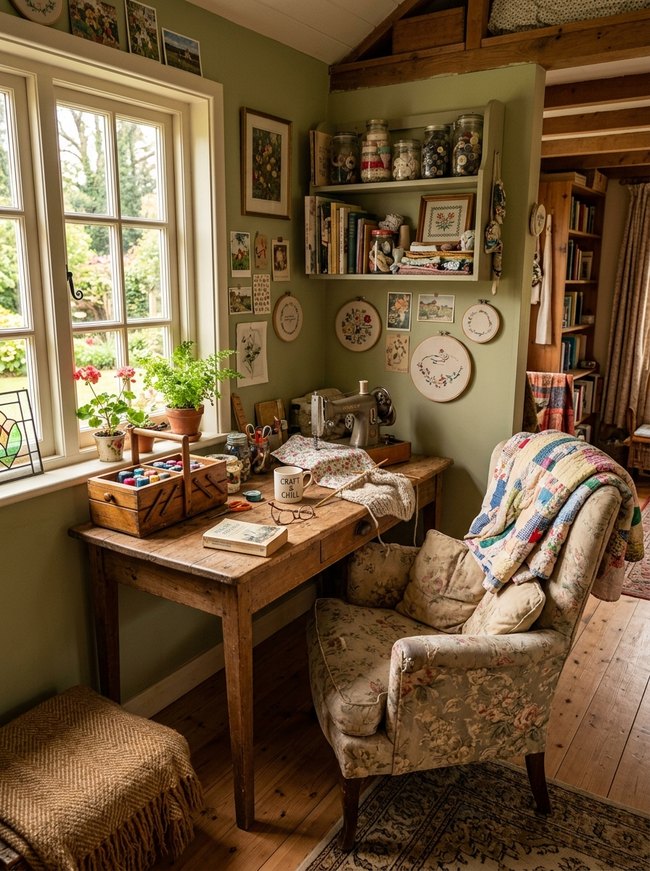 Granny Chic Craft Nook