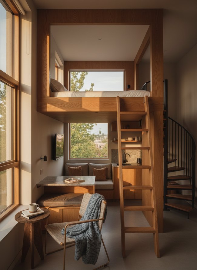 Panoramic View Loft Bed