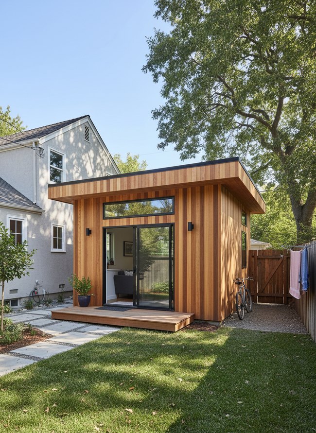Modern Vertical Cedar Siding