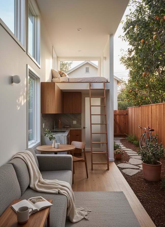 Compact Modern Studio Retreat