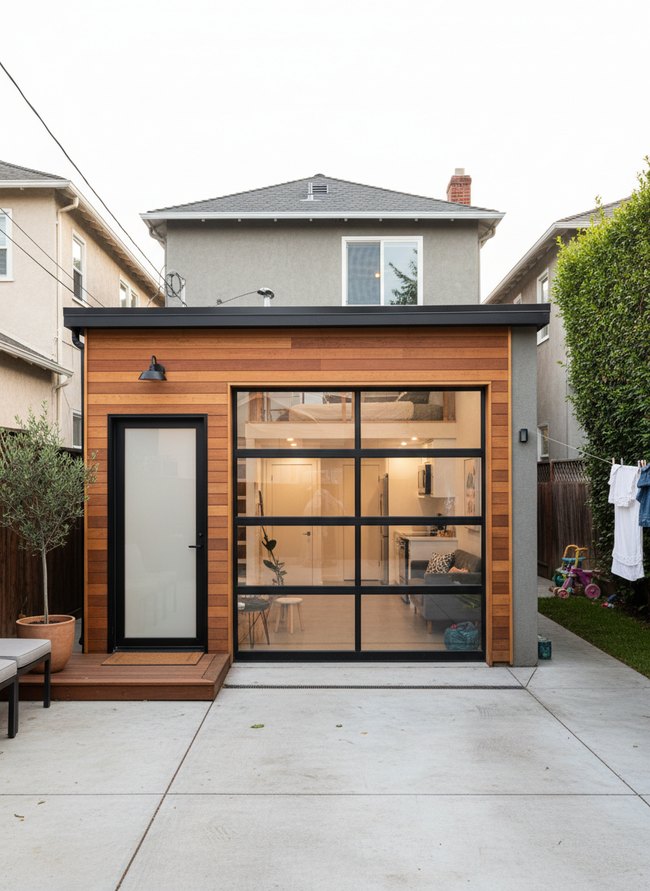 Modern Studio Garage ADU