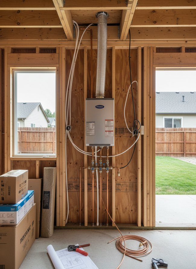 Compact Water Heater Installation