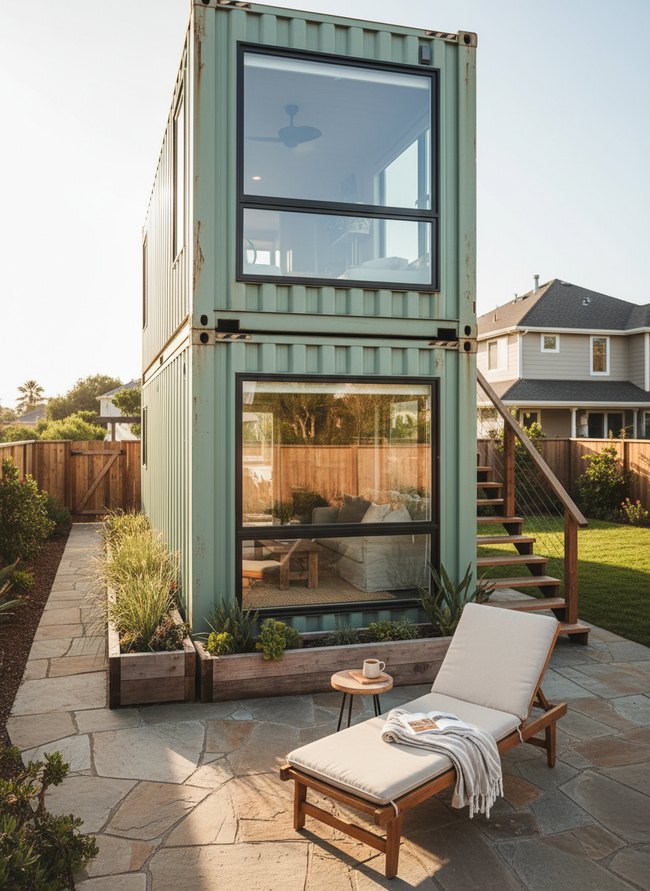 Modern Coastal Container Retreat
