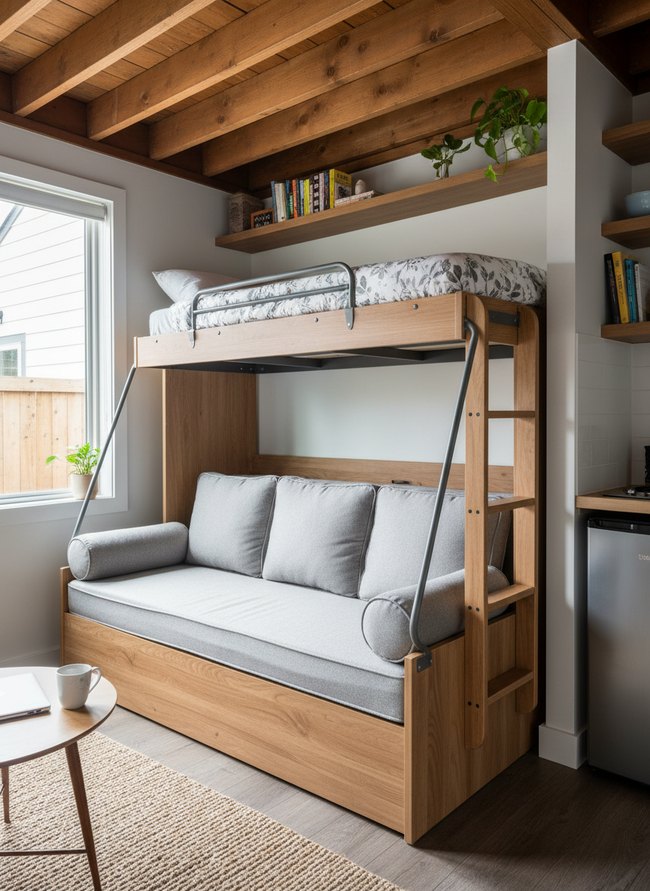 Transformable Sofa Bunk Bed