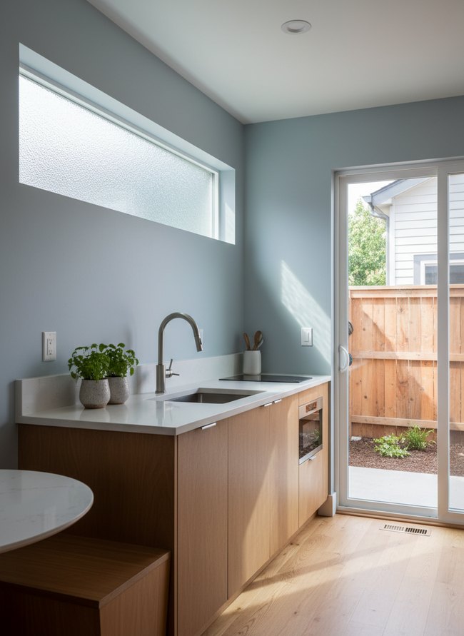 Clerestory Transom Privacy Window