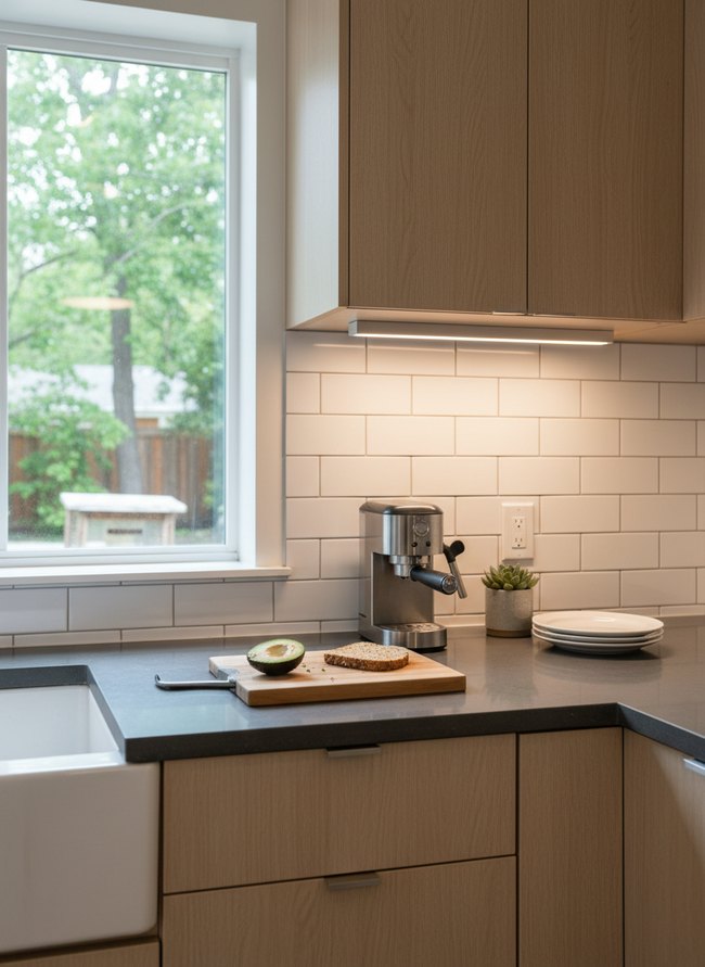 Sleek Under-Cabinet Lighting