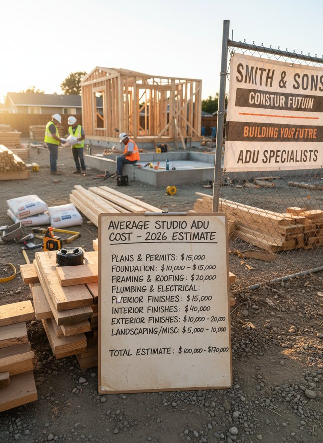 Average Studio ADU Cost