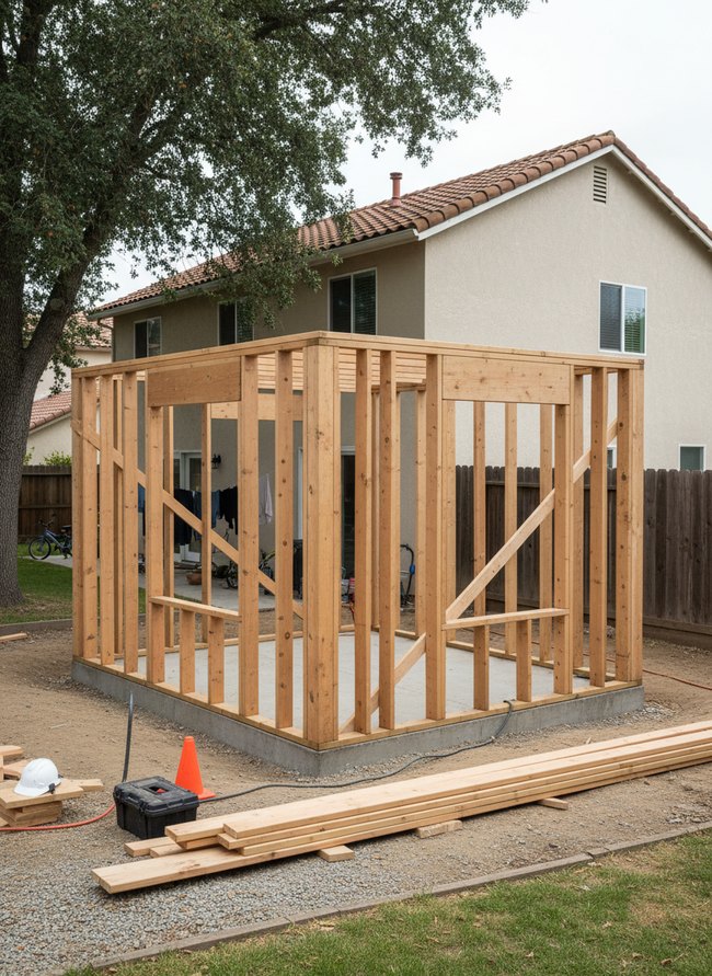 Traditional Stick-Built Frame