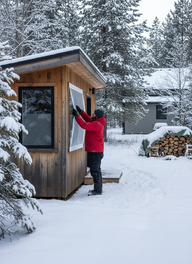Insulated Window Panel Install