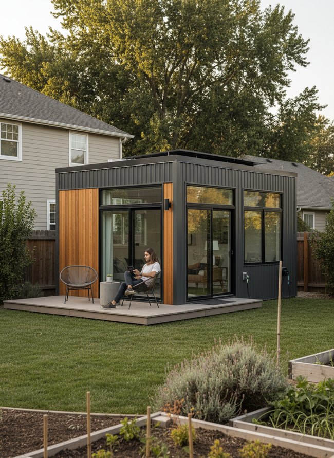 Modular Prefabricated Backyard Unit