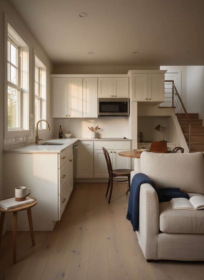 Compact Corner Galley