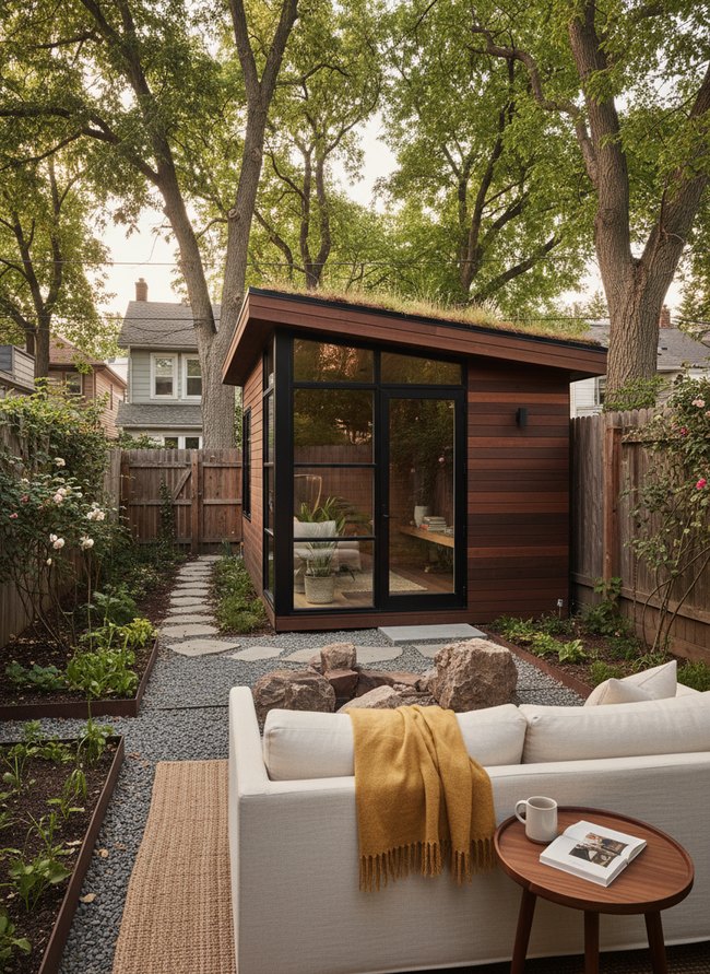 Modernist Garden Studio Pod