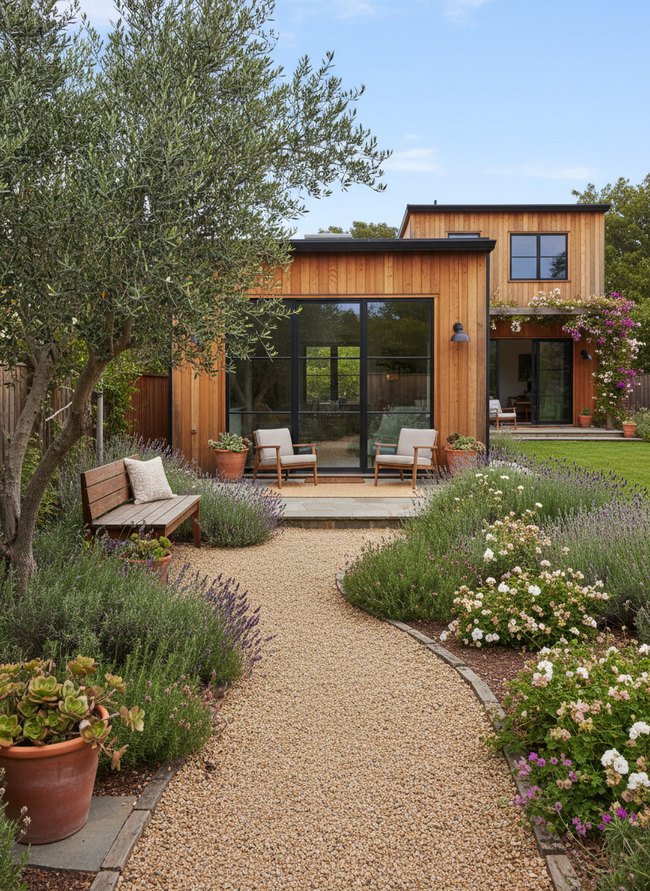 Mediterranean Garden Pathway