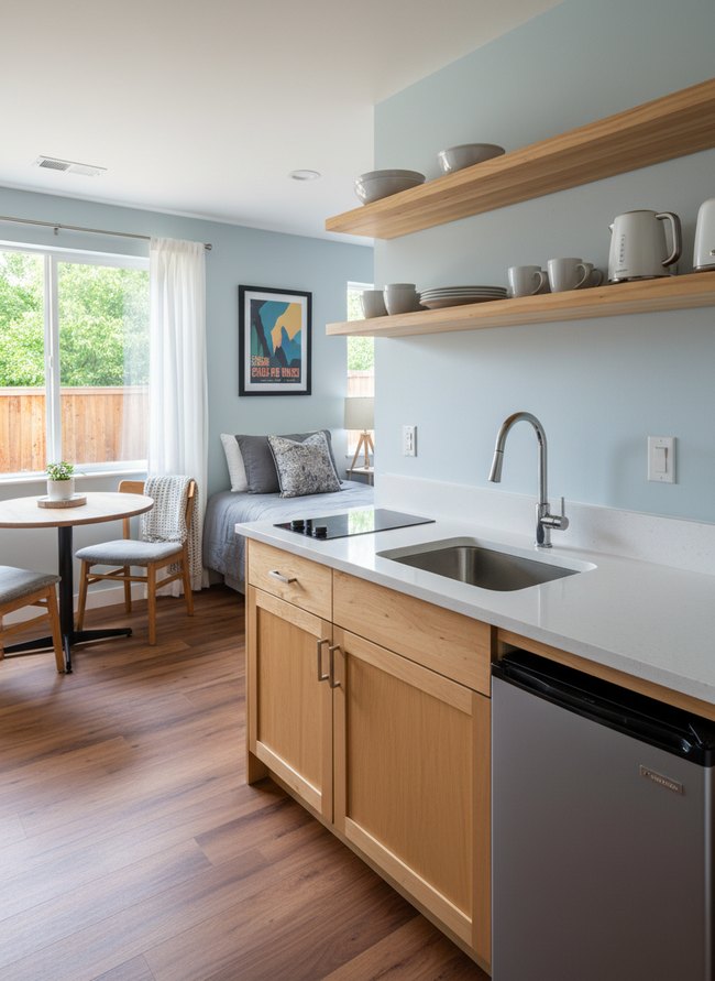 Compact Kitchenette Integration