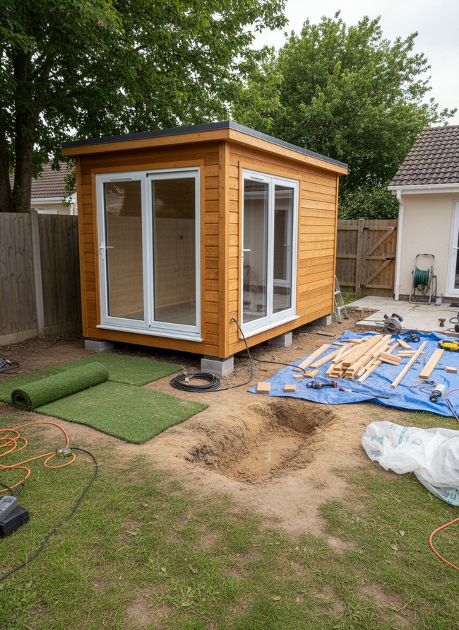 Compact Timber Work Pod