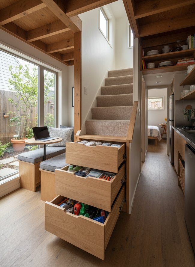 Under-Stair Drawer System