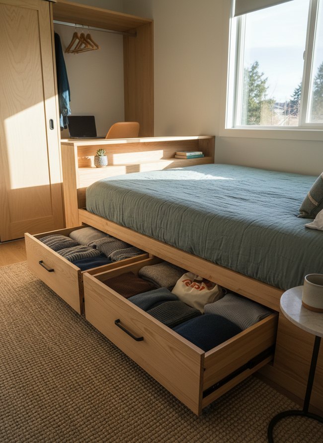 Under-Bed Pullout Drawers