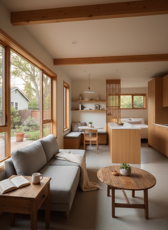 Open Concept Studio Plan