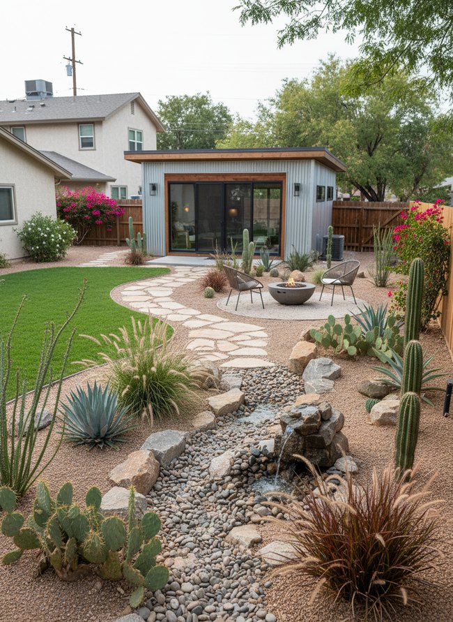 Desert Oasis Xeriscape