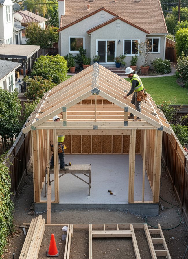 Roof Truss Installation