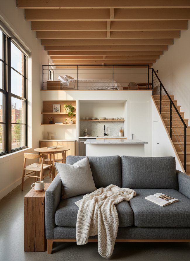 Minimalist Urban ADU Loft